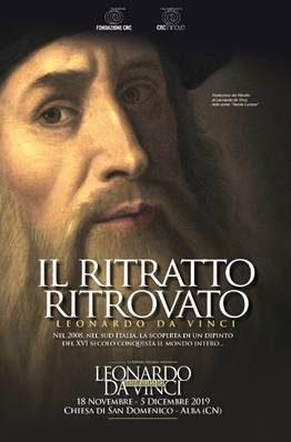 Leonardo da Vinci presentato con “Il ritratto ritrovato” ad Alba - Cuneo24