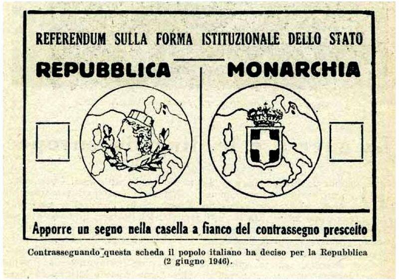 scheda elettorale 1946