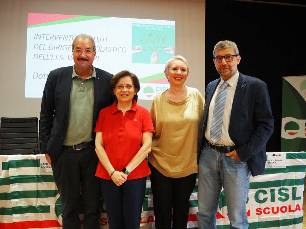 Da sinistra: Enrico Solavagione, Ivana Barbacci, Claudia Zanella e Attilio Varengo